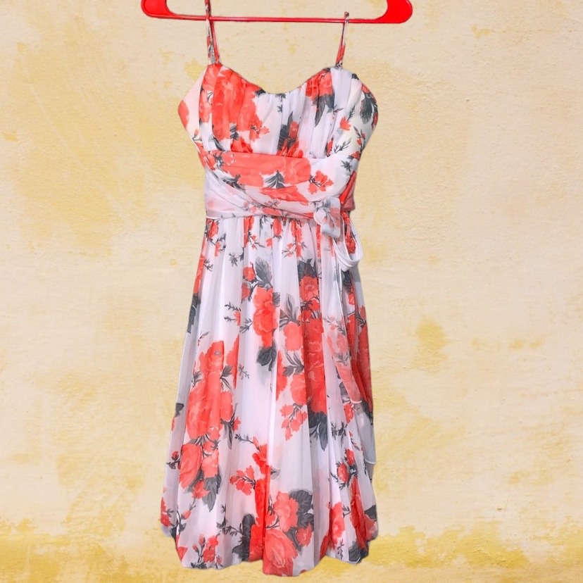 Host Pick Speechless Womens Ivory Floral Dress Size M